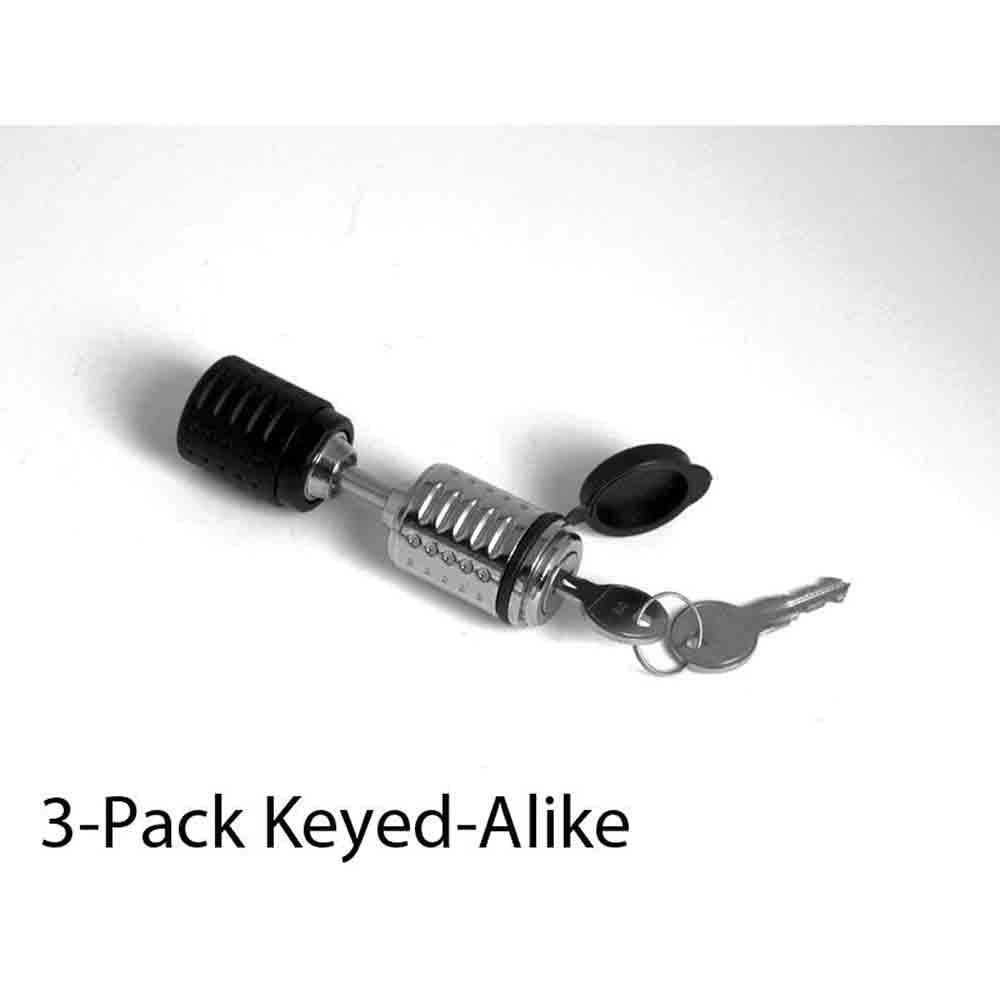 3 Pack Keyed Alike Coupler Latch Lock