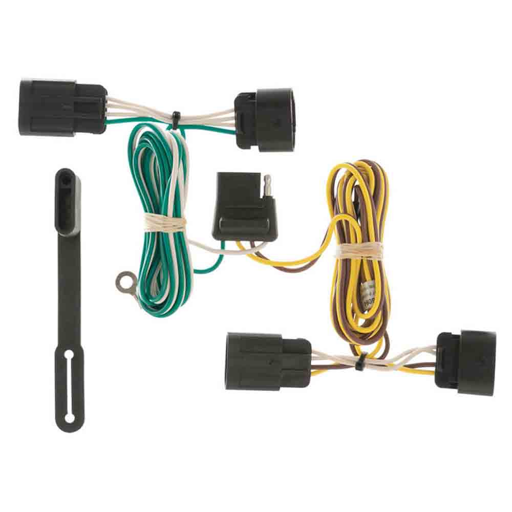 T-Connector Custom Wiring Harness, 4-Way Flat Output fits 2010-2017 Chevrolet Equinox & GMC Terrain