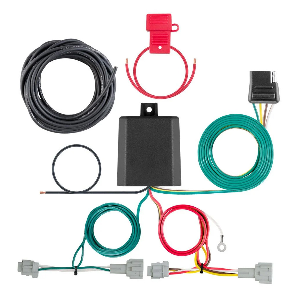 T-Connector Custom Wiring Harness, 4-Way Flat Output, Select Nissan Rogue (Replaced RE-66459)