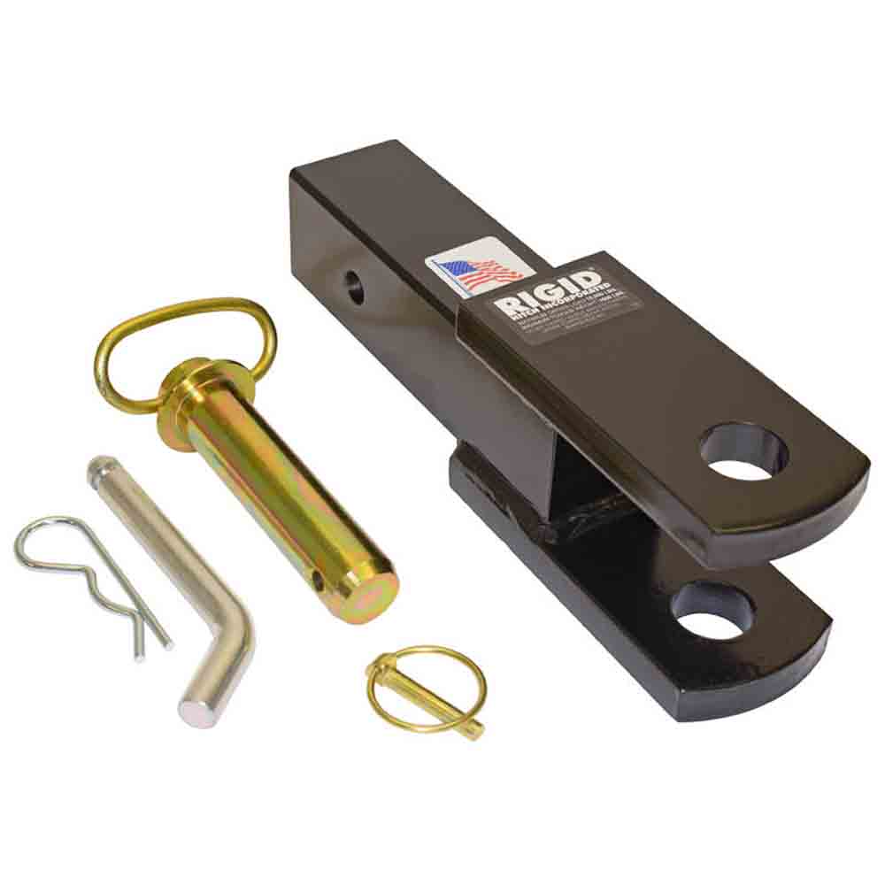 Rigid Hitch (RHC-10) Receiver Hitch Mounted Clevis For 2-1/2 Inch Receivers - 10,000 lbs. Capacity - Made In USA