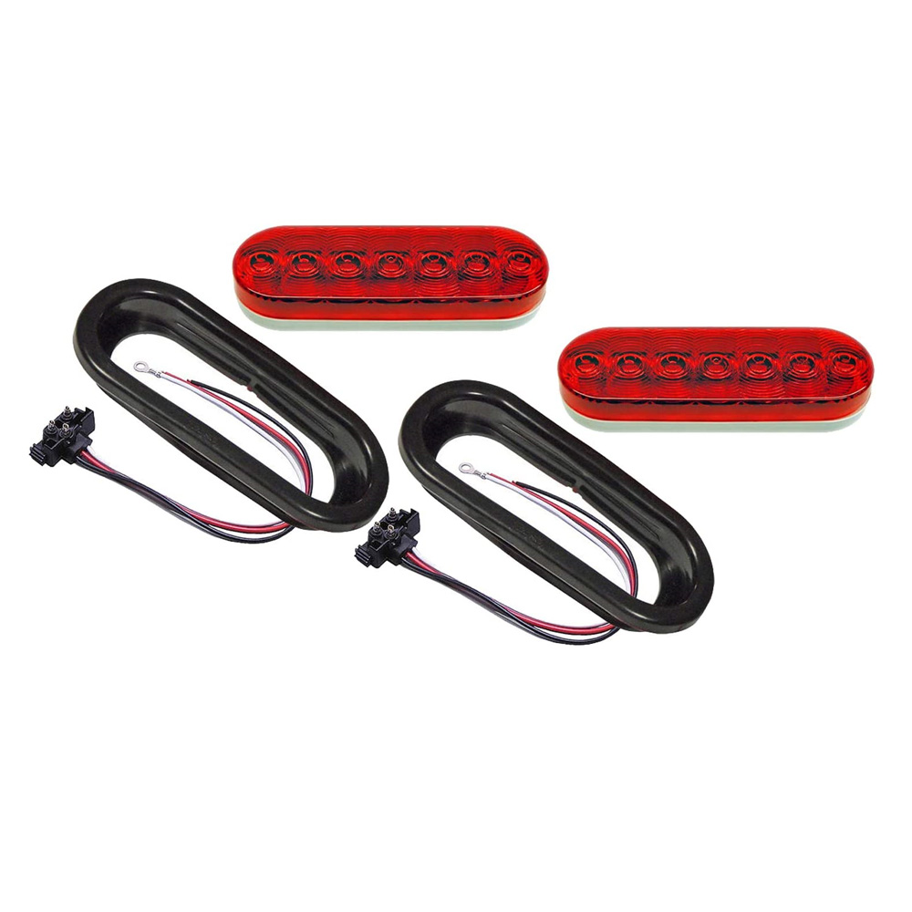 Peterson 6 inch Oval L.E.D. Trailer Tail Light Kit (RLC-821)