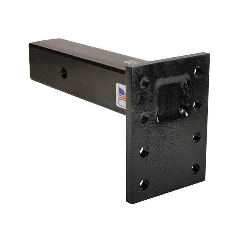 Rigid Hitch Pintle Mounting Plate (RPM-825-S)  18,000 lbs. Capacity for 2-1/2 Inch Receivers - Solid Shank, 7