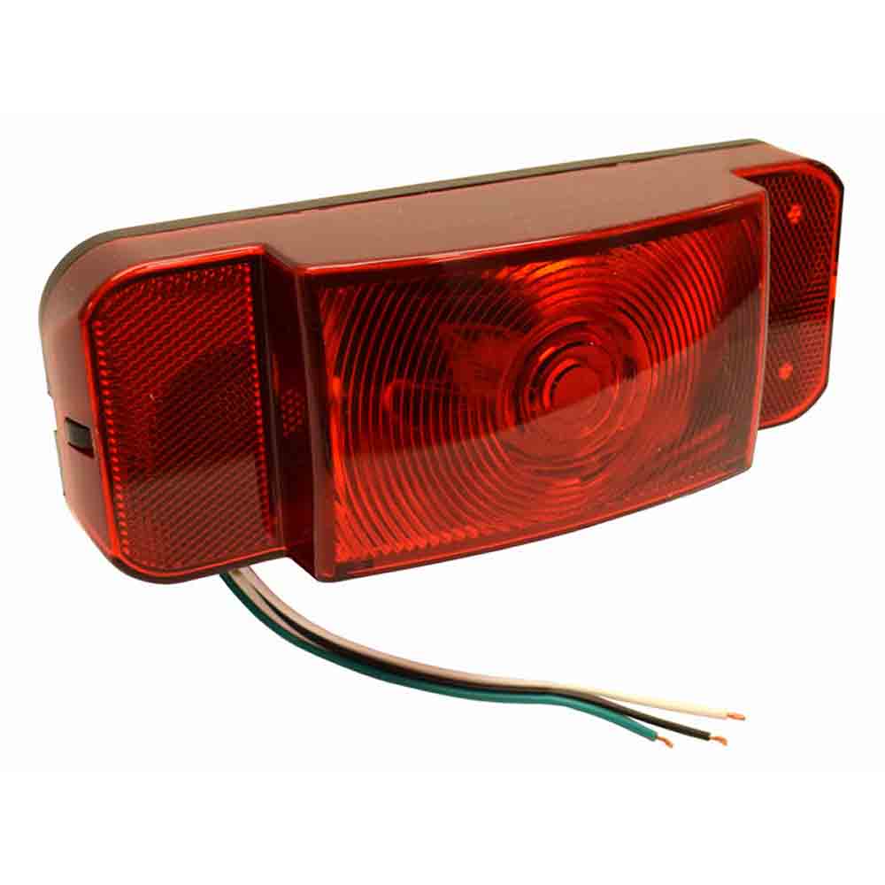 Optronics LED Combination Stop/Tail/Turn Light - Passenger Side, Black Base