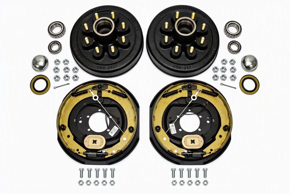 12" x 2" Self-Adjusting Electric Trailer Brake and Hub/Drum Kit for 5,200 lb. to 6,000 lb. Axles