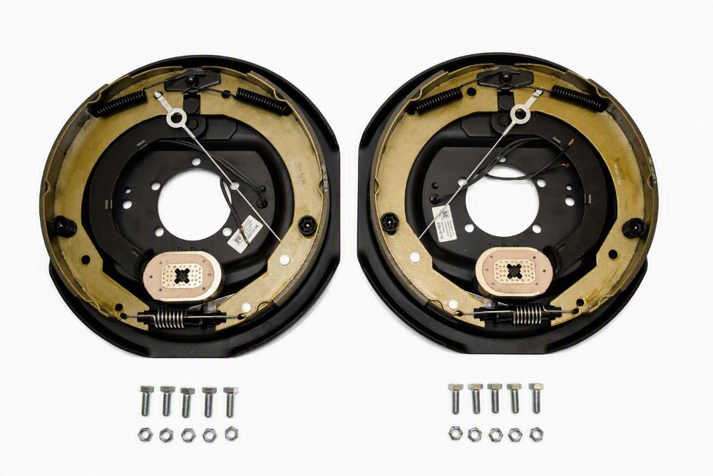 Self-Adjusting Electric Brake Backing Plate Assembly Kit, Electric Brake, Self-Adjusting, 12" diameter x 2" (SAB-12PR)
