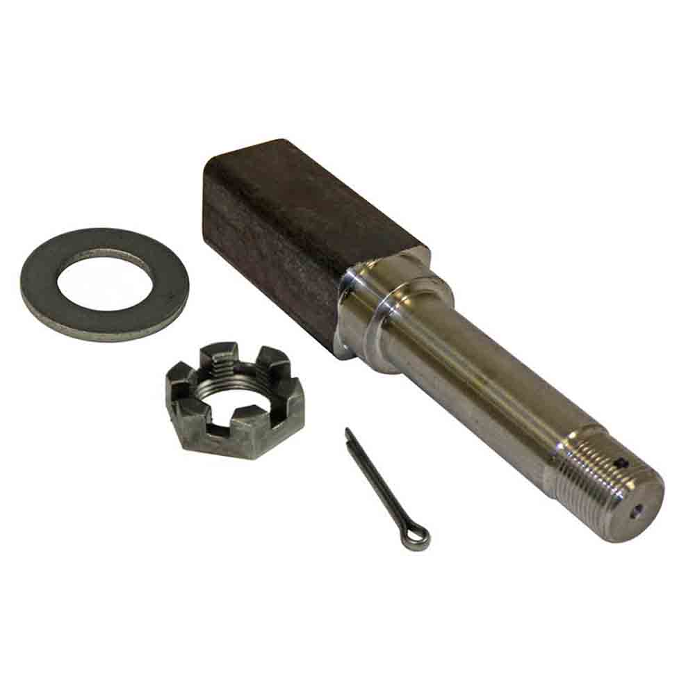 Trailer Axle Square Bar Straight Spindle For 1-1/16