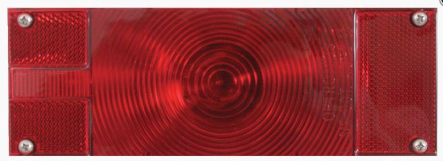 Optronics Waterproof low profile combination tail light with license illuminator, driver side