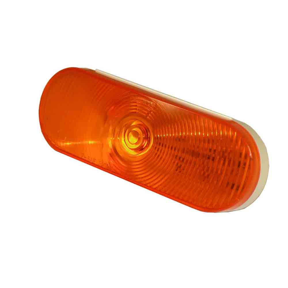 ONE™ LED Trailer Tail Light - 6 Inch Oval - Amber