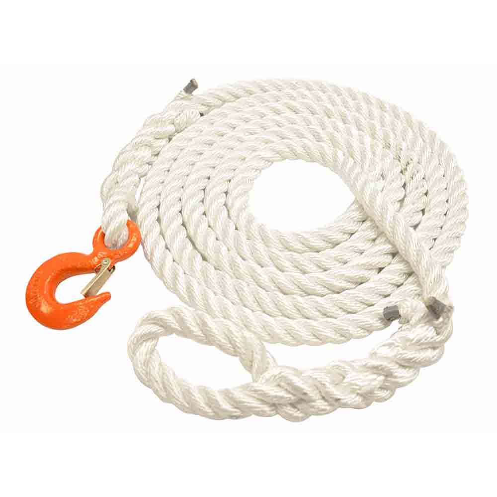 Nylon Tow Rope with Loop and Slip Hook