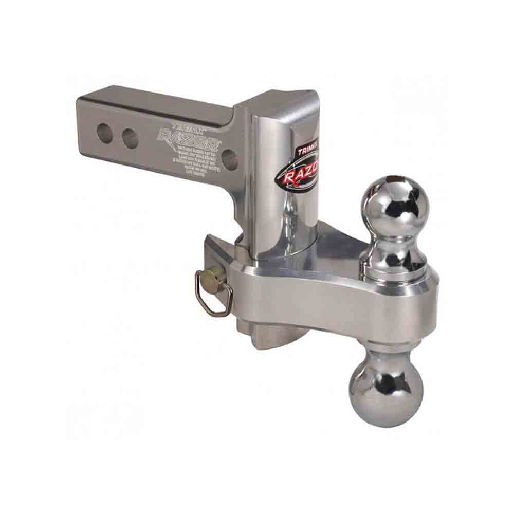 Trimax (TRZ4AL-RP) Razor Aluminum Adjustable Dual-Ball Mount with 2