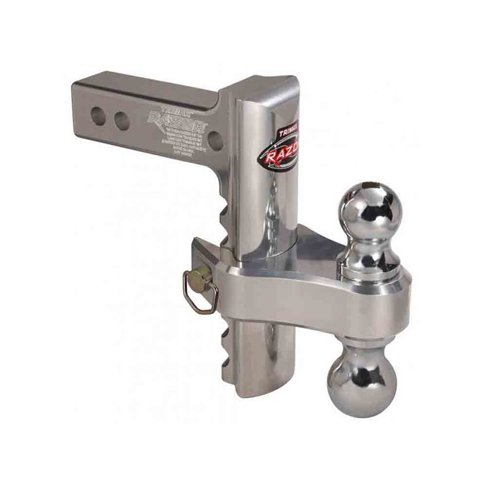 Trimax (TRZ8AL-RP) Razor Aluminum Adjustable Dual-Ball Mount With 2