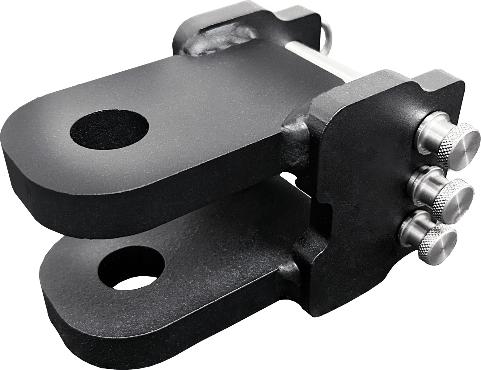 Two-Tang Clevis for 2.5" Shank Tow & Stow