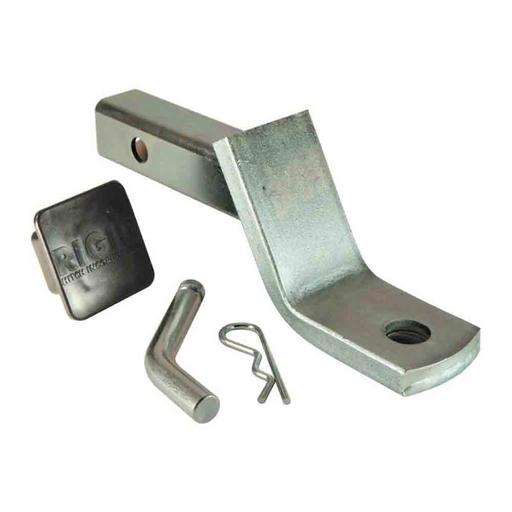 Ball Mount Kit with 2 Inch Drop or 1-1/4 Inch Rise, 6 Inch Length
