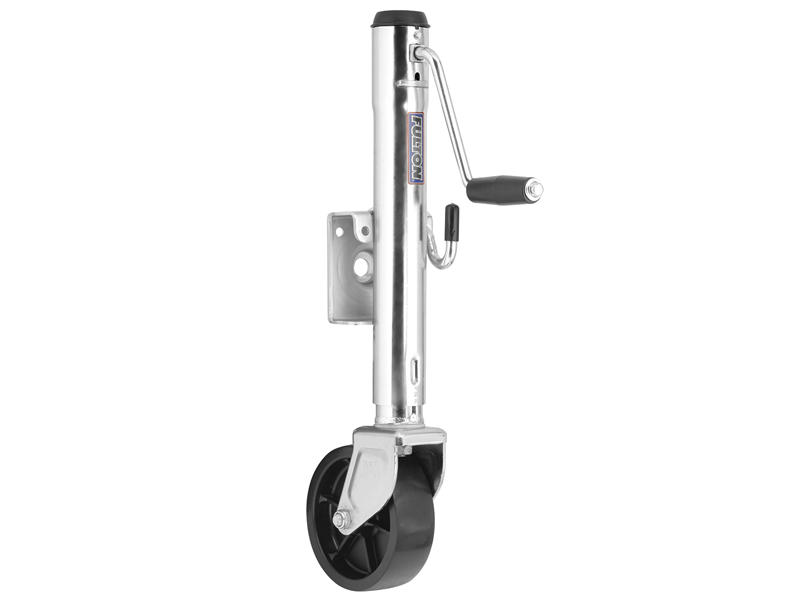 Fulton Marine Trailer Jack, 1,200 lbs. Lift Capacity, Side Wind, 10 in. Travel, With Weld-On Side Mount Bracket